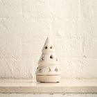 Ceramic Tree &amp; Village Tealight Candleholders