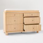 Elora 6-Drawer Wide Dresser with Removable Topper (56")