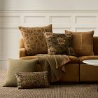 Chenille Jacquard Paisley Pillow Cover