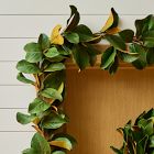 Faux Magnolia Wreath &amp; Garland