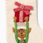 Felt Elf with Present Stocking