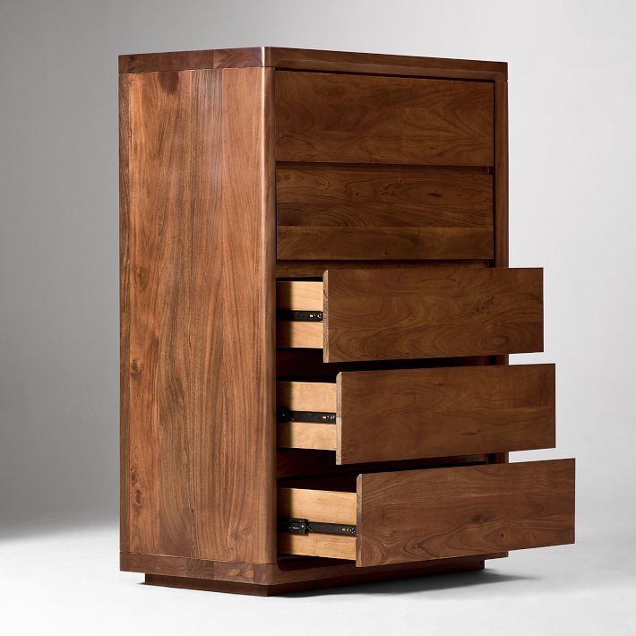 5 drawer wood dresser Calla Dresser5 Dresser36 inAcacia Veneer, Acacia SolidIDS Dark Walnut, West Elm Size:Teen Age-16-17 S Handcrafted dresser in solid ECOM_summerwhites Chrissy Teigen Wears See-Through Tall chest of