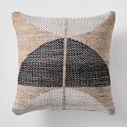 Open Box: Half Circle Indoor/Outdoor Pillow (18" x 18") - Black