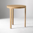 Open Box: Dolores Leather Side Table (16") - Ludlow Cumin