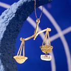 Metal Zodiac Ornament - Libra