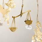 Metal Zodiac Ornament - Libra