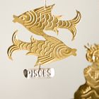 Metal Zodiac Ornament - Pisces