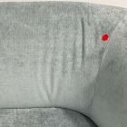 Open Box: Laurent Right Arm 2-Seat - Performance Distressed Velvet Denim Blue, Blonde