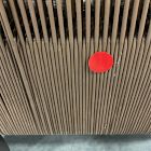 Open Box: Porto Aluminum Outdoor Lounge Chair - Dark Bronze, Brown Cord, Slub Weave Shore
