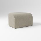 Open Box: Tilly Medium Ottoman - Performance Distressed Velvet Dune