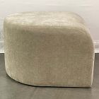 Open Box: Tilly Medium Ottoman - Performance Distressed Velvet Dune