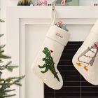 Felt Dino in Lights Stocking