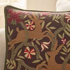 Folk Deer Pillow Cover