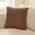 Scandi Woven Floral Pillow Cover