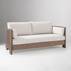 Open Box: Porto Outdoor Sofa (76") - Driftwood, Frost Gray