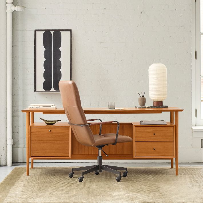 Mid-Century Executive Desk (74