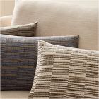 Woven Broken Stripe Lumbar Pillow Cover