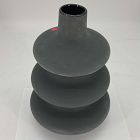 Open Box: Osmos Studio Mezo Vase (9"W x 12.5"H) - Black