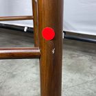 Open Box: Sadove Bar Stool (30.5") - Jet, Walnut Legs