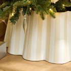Ruffle Linen Tree Collar