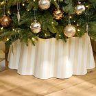 Ruffle Linen Tree Collar