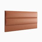 Panel Tufted Wall Mounted Headboard - Leather