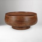 Isolaine Solid Wood Storage Coffee Table (33")