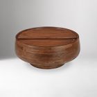 Isolaine Solid Wood Storage Coffee Table (33")