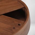 Isolaine Solid Wood Storage Coffee Table (33")
