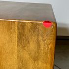 Open Box: Anton Solid Wood Grand Open Nightstand (28") - Dark Walnut