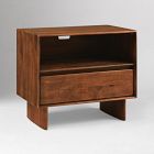 Open Box: Anton Solid Wood Grand Open Nightstand (28") - Dark Walnut