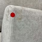 Open Box: Haven Left Arm 2.5 Seater Sofa - Performance Distressed Velvet Sand