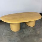 Open Box: Organic Modular Coffee Table, Large (31") - Sand on Oak