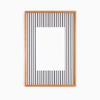 Simply Framed Striped Mat Wood Gallery Frames