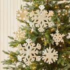 Felt Snowflake Ornaments (Set of 8)