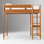 Mid-Century Full Loft Bed w/ Desk