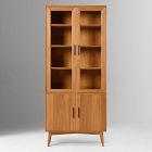 Mid-Century Glass Cabinet (35")