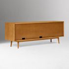 Mid-Century Glass Media Console (72"&ndash;80")