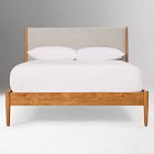 Mid-Century Upholstered Bed