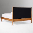 Mid-Century Upholstered Bed