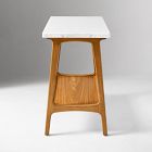 Reeve Mid-Century Marble Side Table (28")