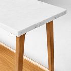 Reeve Mid-Century Marble Side Table (28")