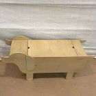 Open Box: Dachshund Bench (37.5") - Blonde
