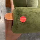 Open Box: Nils Chair - Performance Velvet Vine, Cool Walnut