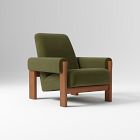 Open Box: Nils Chair - Performance Velvet Vine, Cool Walnut