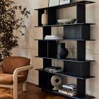 Anton Solid Wood Open Bookshelf (56")