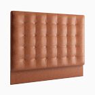 Grid Tufted Wall Mounted Headboard - Leather