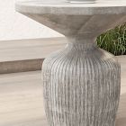 Tambor Outdoor Round Side Table (21")