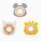Poppyseed Play Silicone &amp; Wood Teether