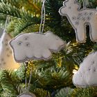 Velvet Winter Animal Icon Ornaments (Set of 6)